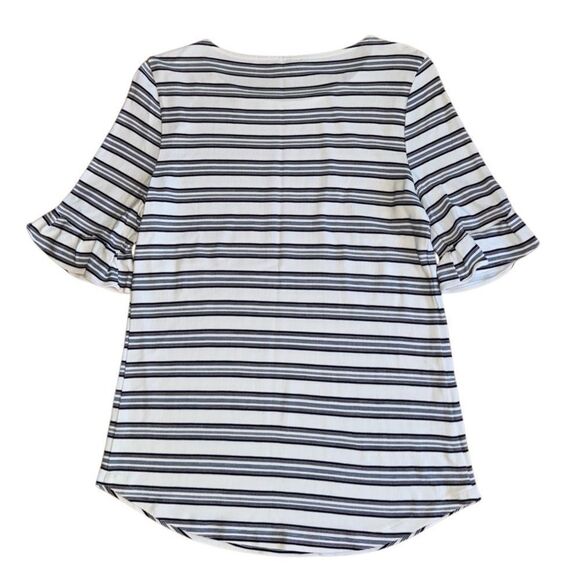 Ann Taylor Women's Striped Blouse Size Large - Picture 5 of 6